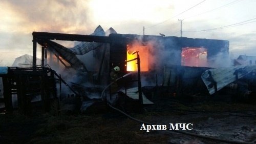 Пожар в Судиславском районе, д. Первушино ликвидирован