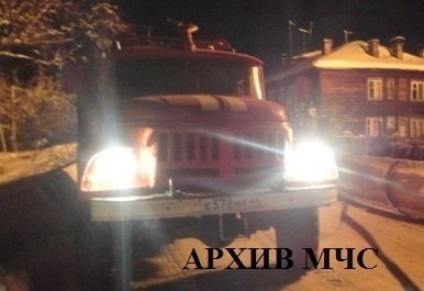 Пожар в Судиславском районе