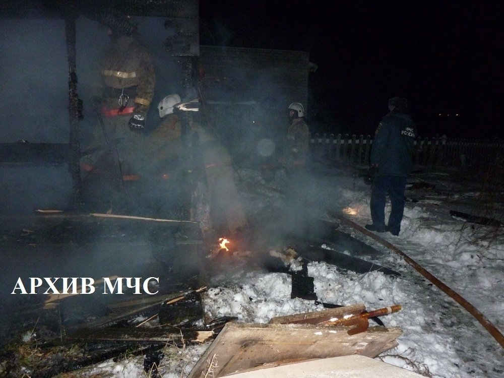 Пожар в Судиславском районе, п. Глебово ликвидирован