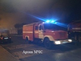 Пожар в Судиславском р-не, д. Буртасово