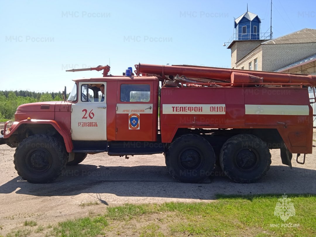 Пожар в Судиславском районе, п. Судиславль